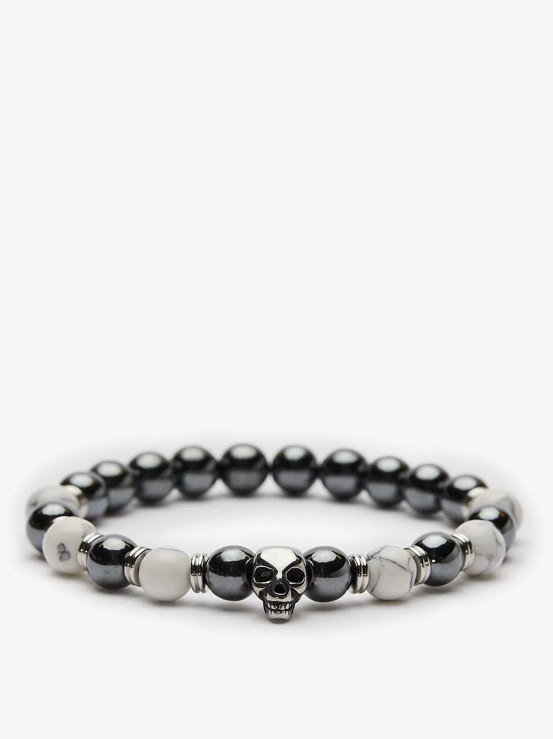 Grey Beaded Bracelet Bonn