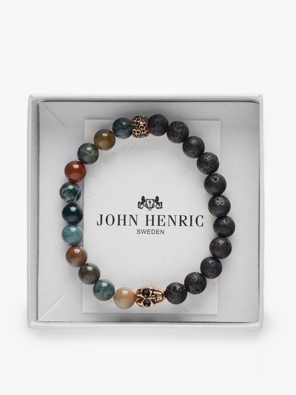 Black Beaded Bracelet Stralsund - Buy online | John Henric