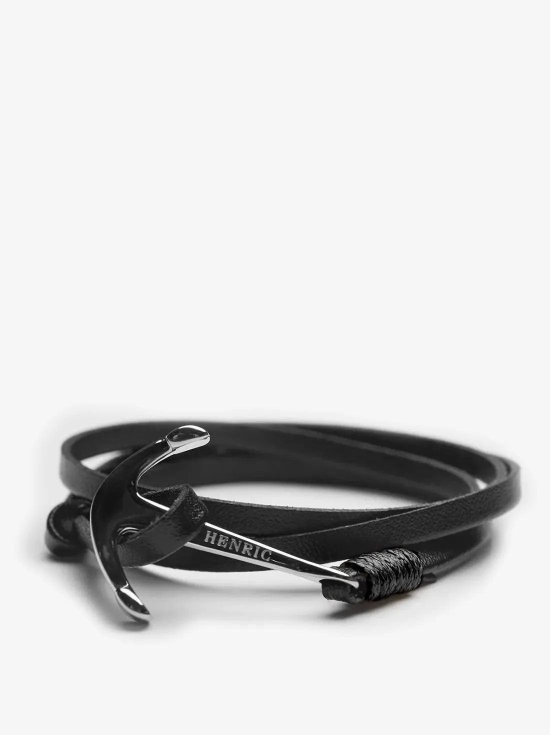 Schwarzes Ankerarmband Mackay