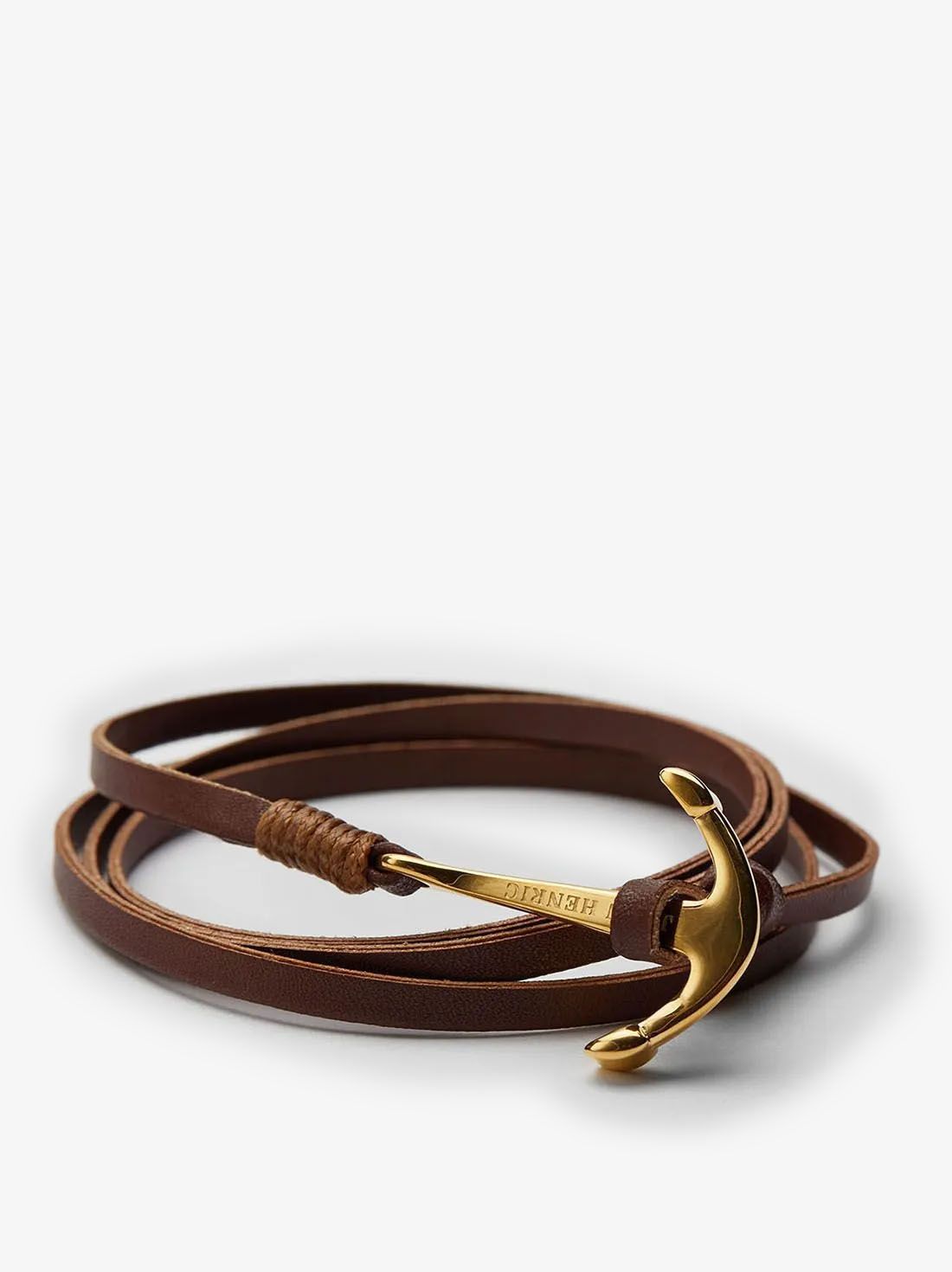 Bracelet Ancre Marron Mackay