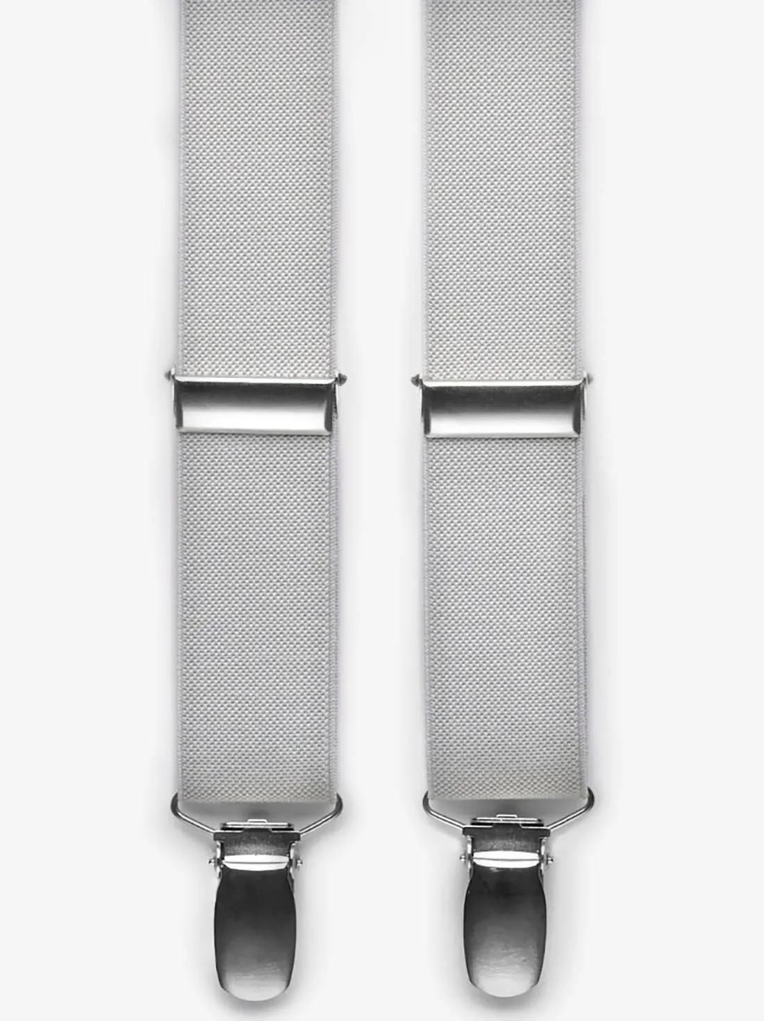 Grey Suspenders Plain
