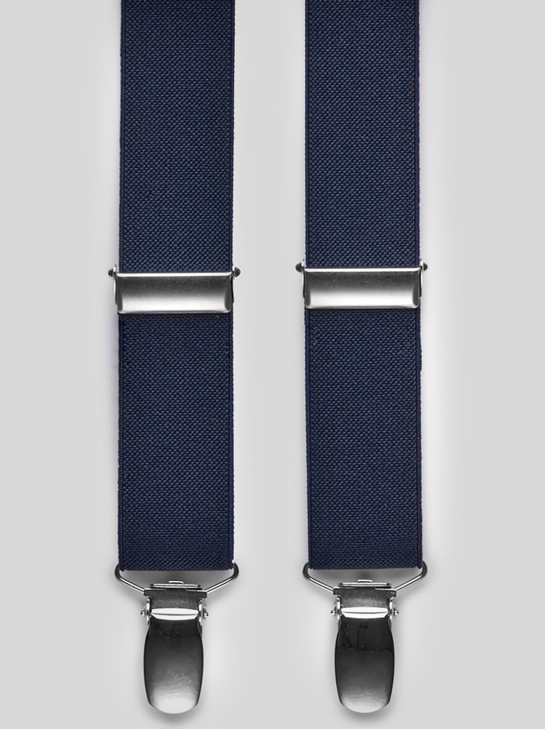 Dark Blue Suspenders Plain