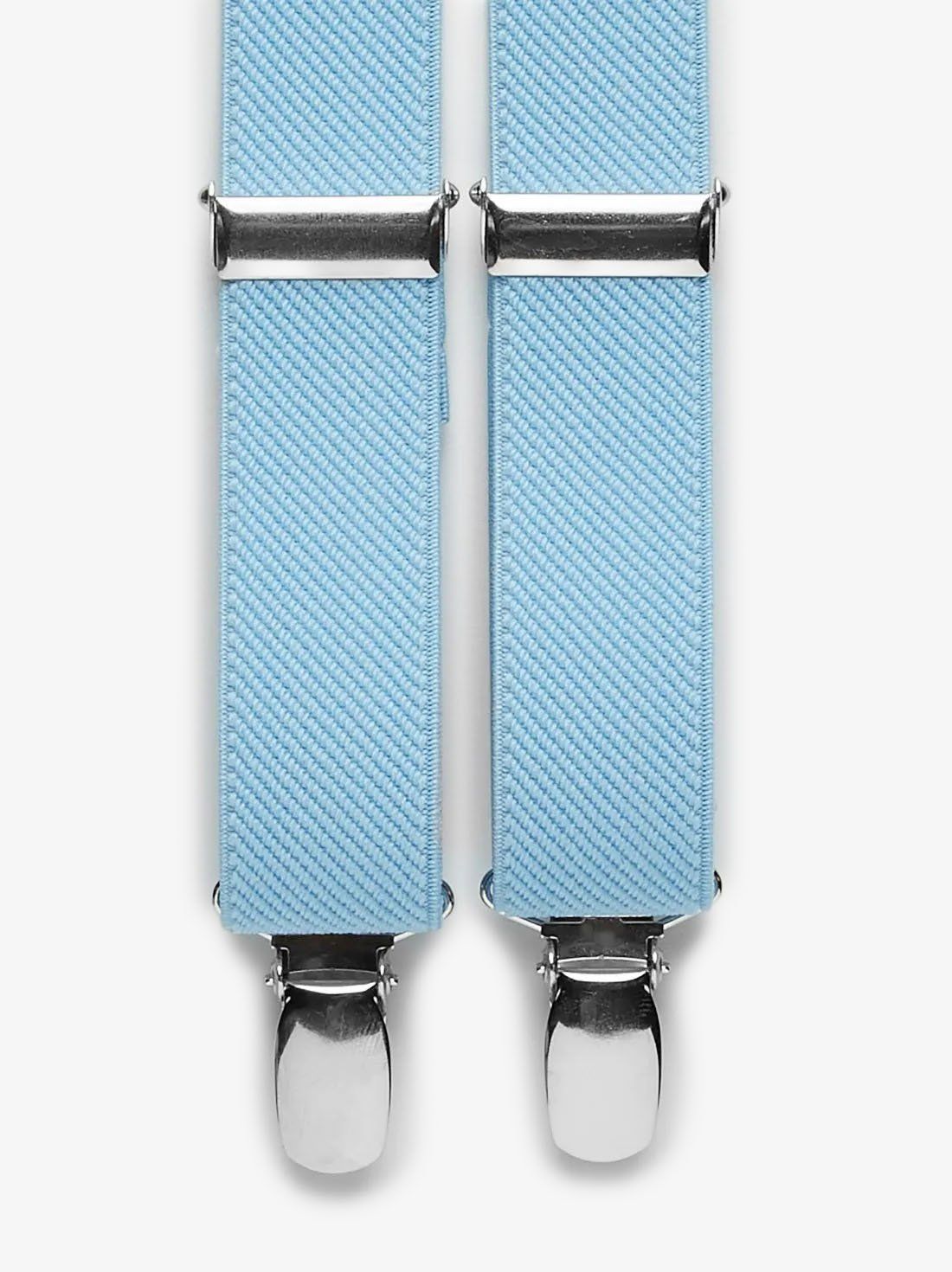 Light Blue Suspenders Plain