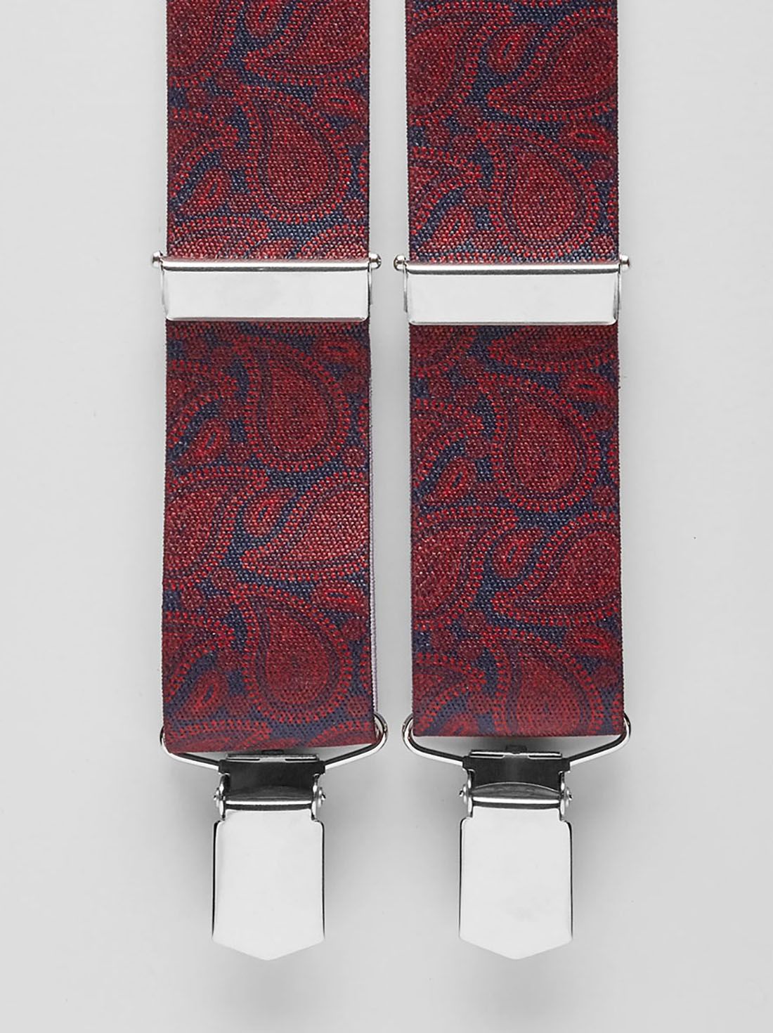 Red Suspenders Paisley
