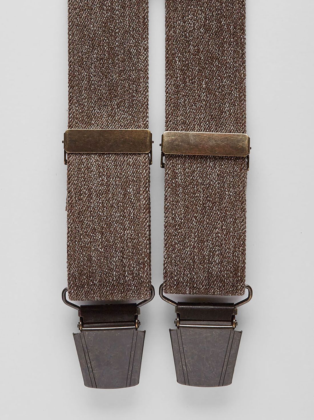 Brown Suspenders Plain