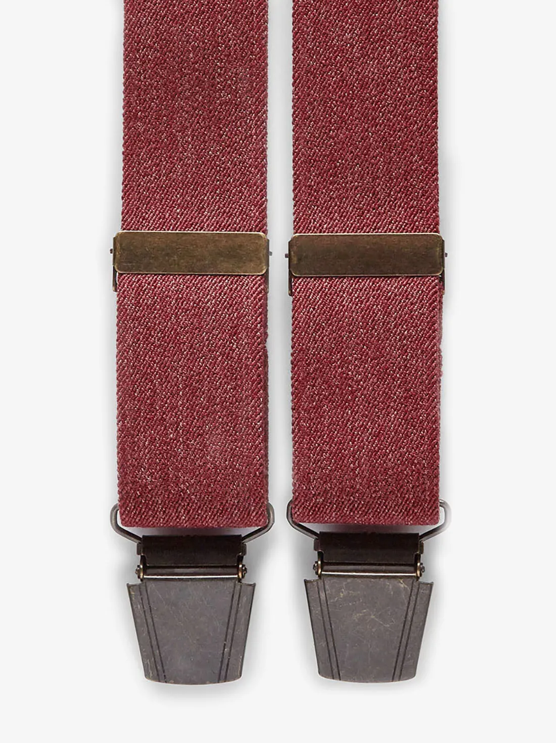 Burgundy Suspenders Plain