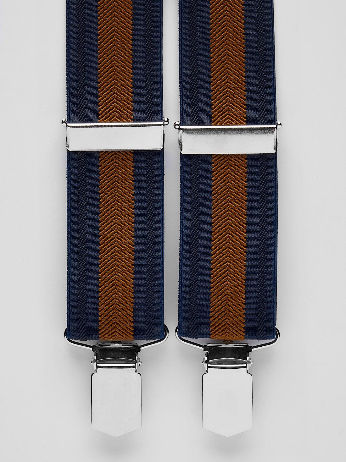 Blue Striped Suspenders