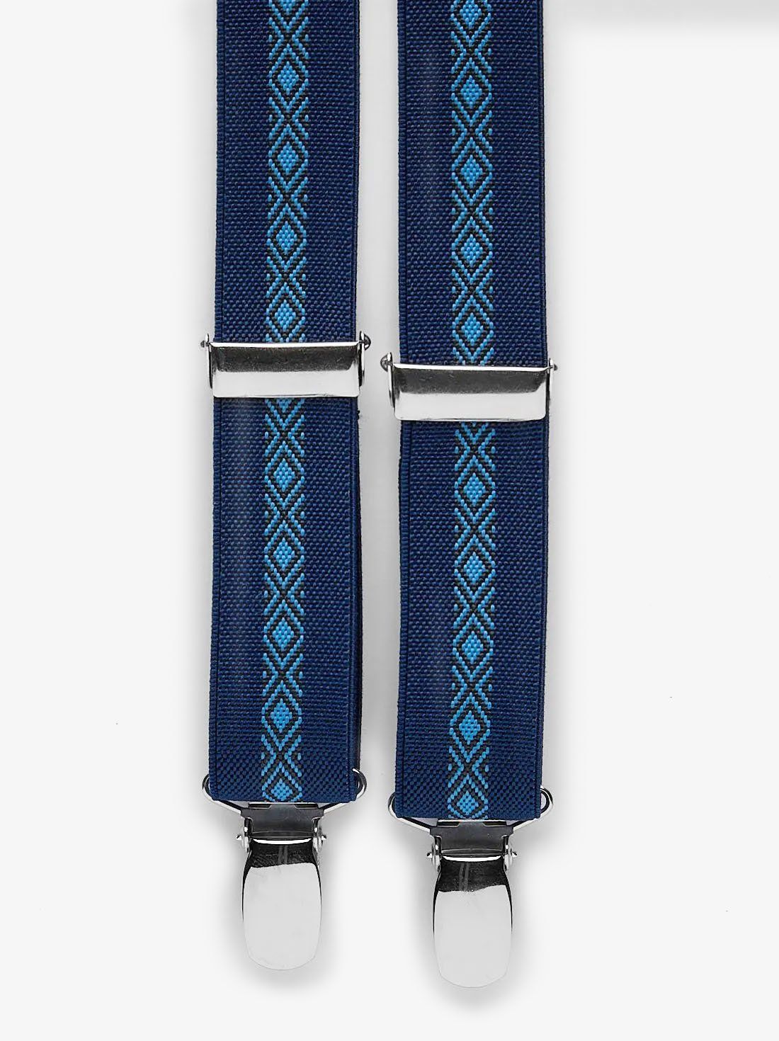 Blue Suspenders Geometric