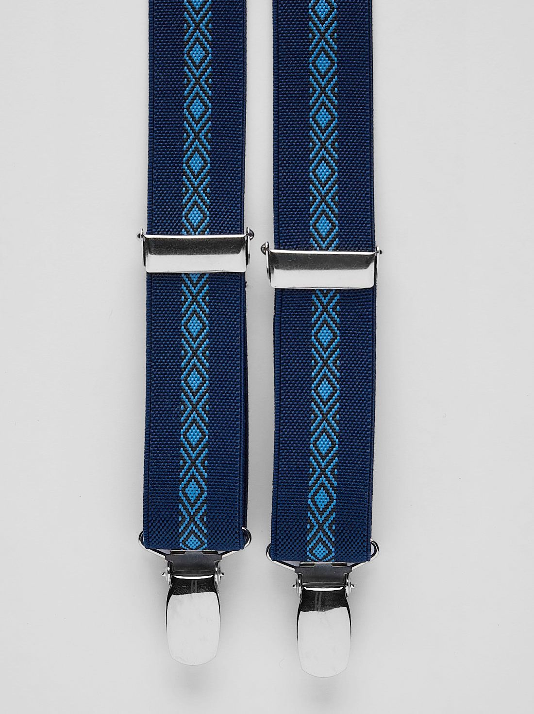 Blue Suspenders Geometric