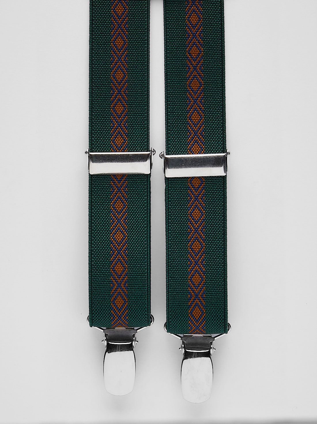 Green Suspenders Geometric