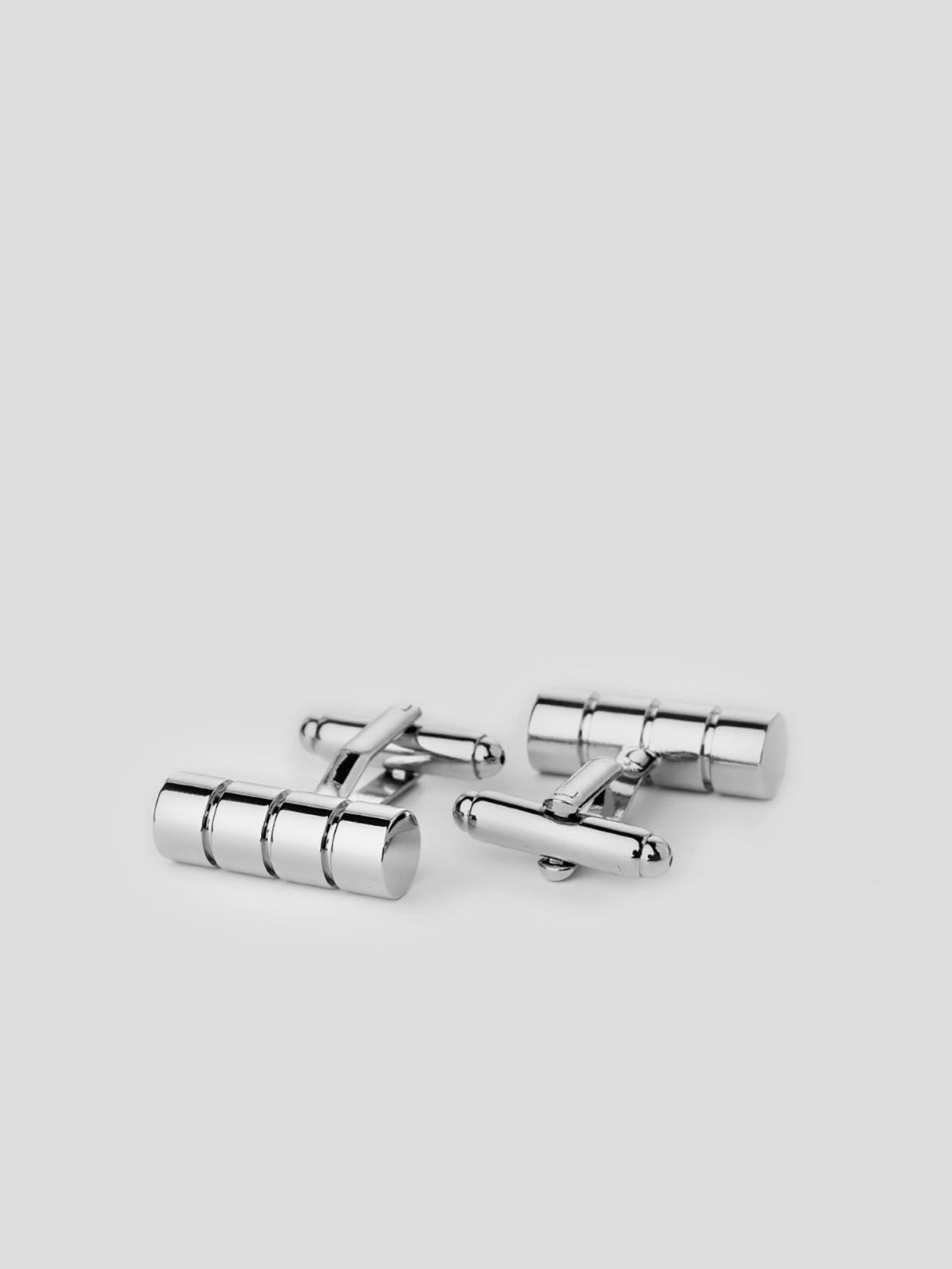 Silver Cufflinks Cylinder