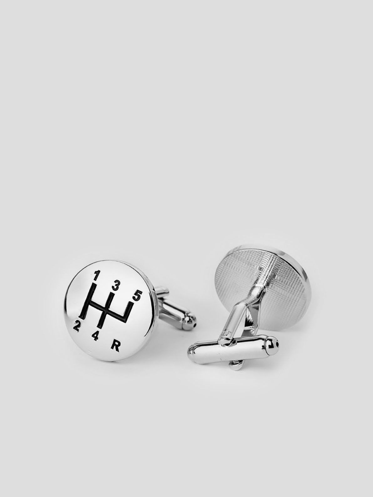 Silver Cufflinks Gear