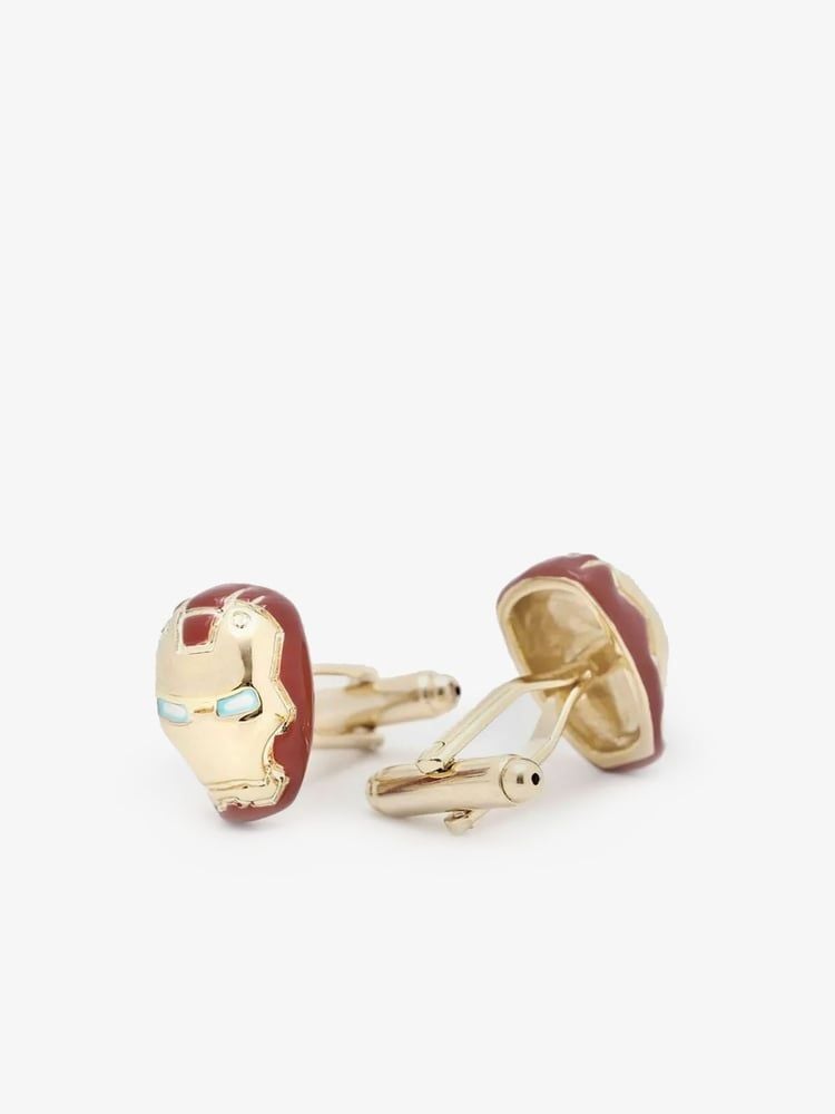 Gold Cufflinks Iron Man