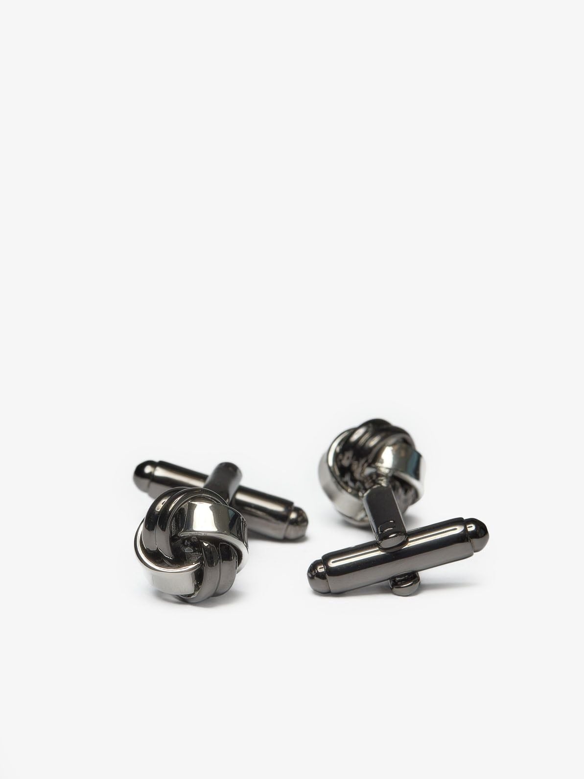Boutons De Manchette Torsadés Nœud - Doré/Argenté - Accessoire Élégant Homme Mariage & Affaires