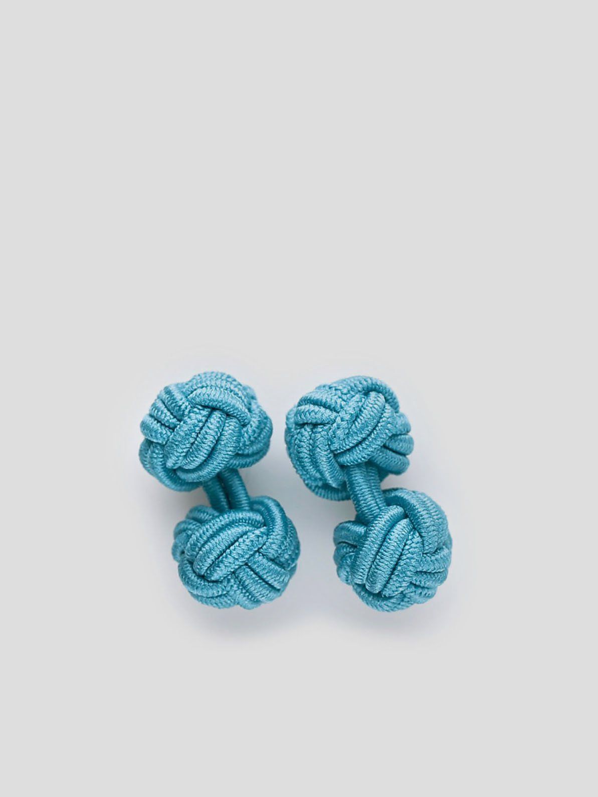 Turquoise Silk Knots 