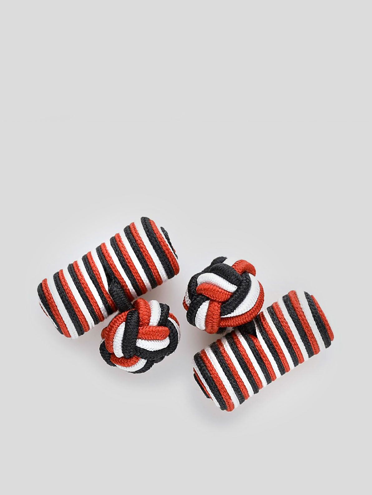 Red & Black Silk Knots Cylinder 