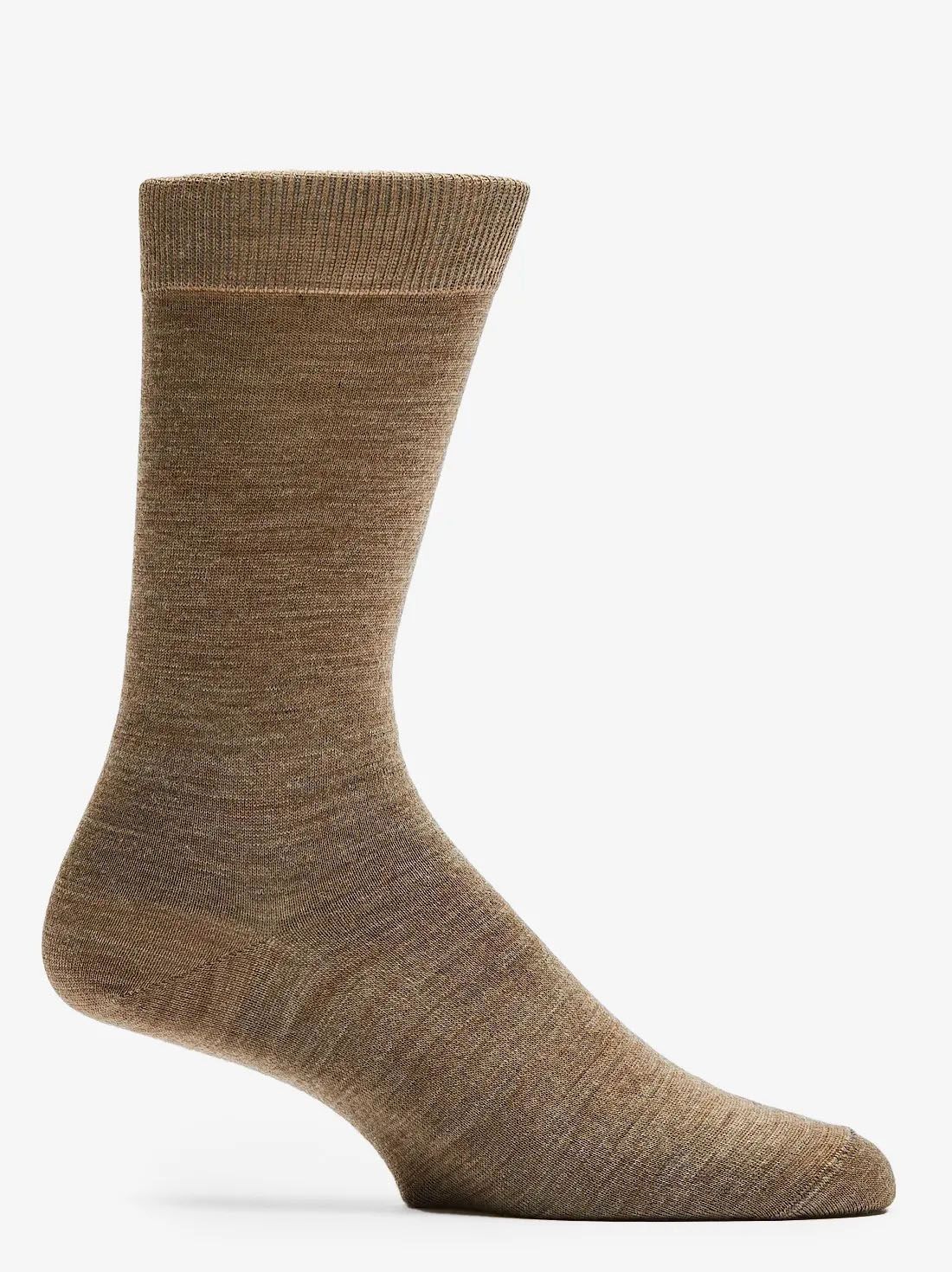 Chaussettes Beige en Mérinos Tully