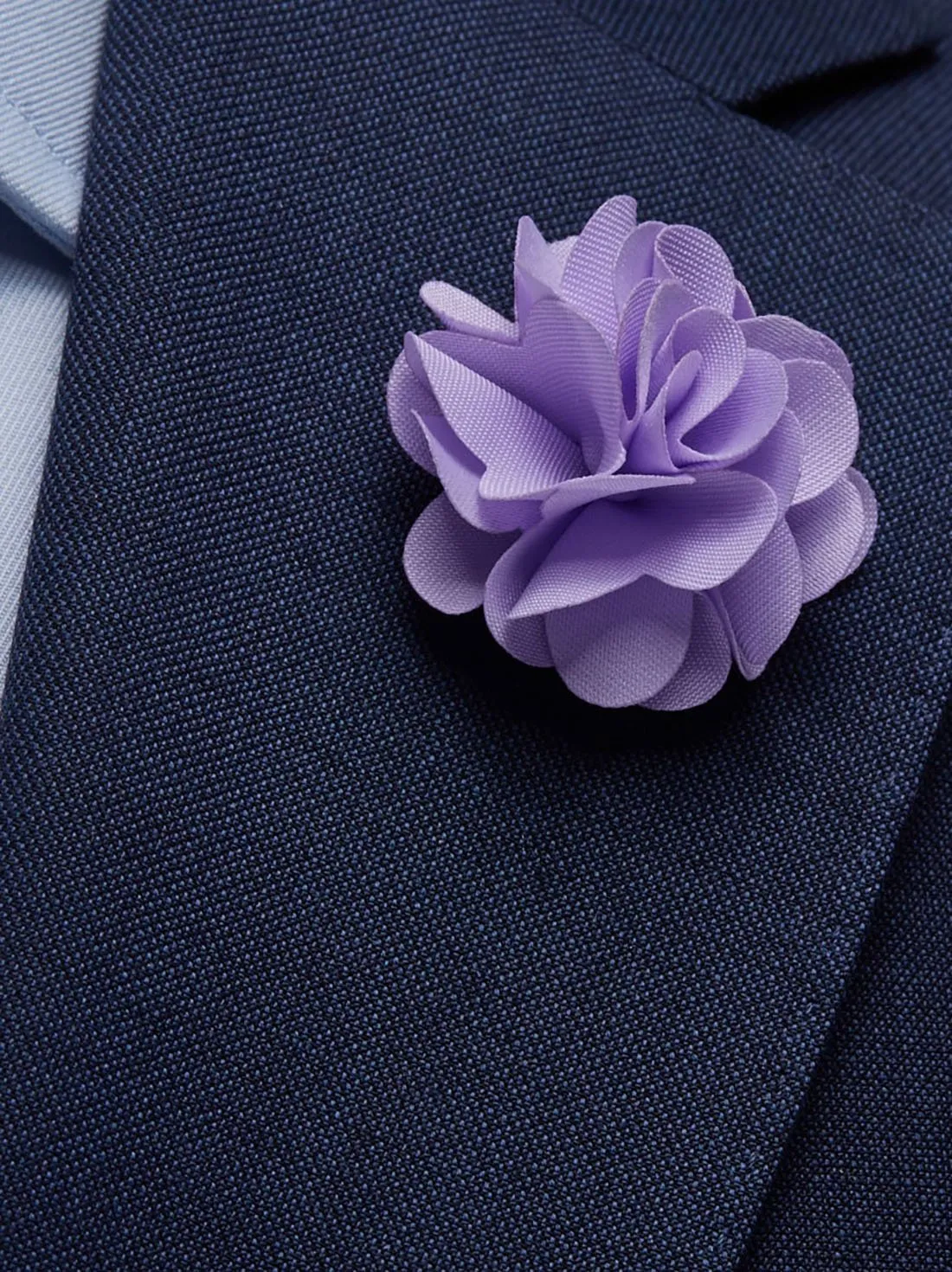 Light Purple Flower Lapel Pin