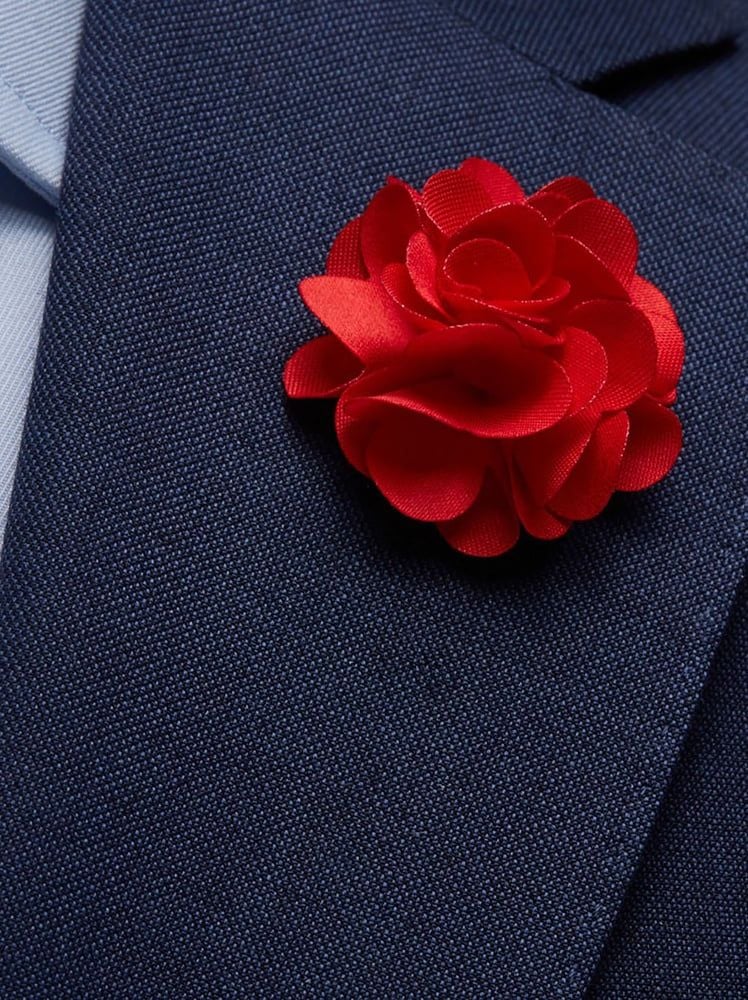 Épinglette Fleur Pour Homme, Épinglette Mariage Lys, Épinglette Fleur Vanille, Accessoires De Costume, Broche Violette Pour Homme, Épinglette élégante - France