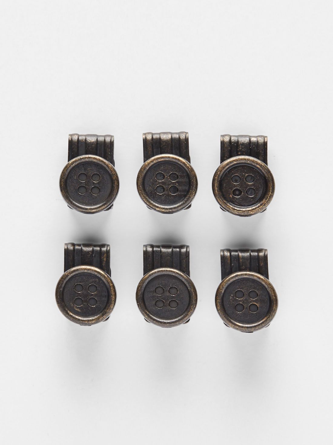 Bronze  Brace Buttons 