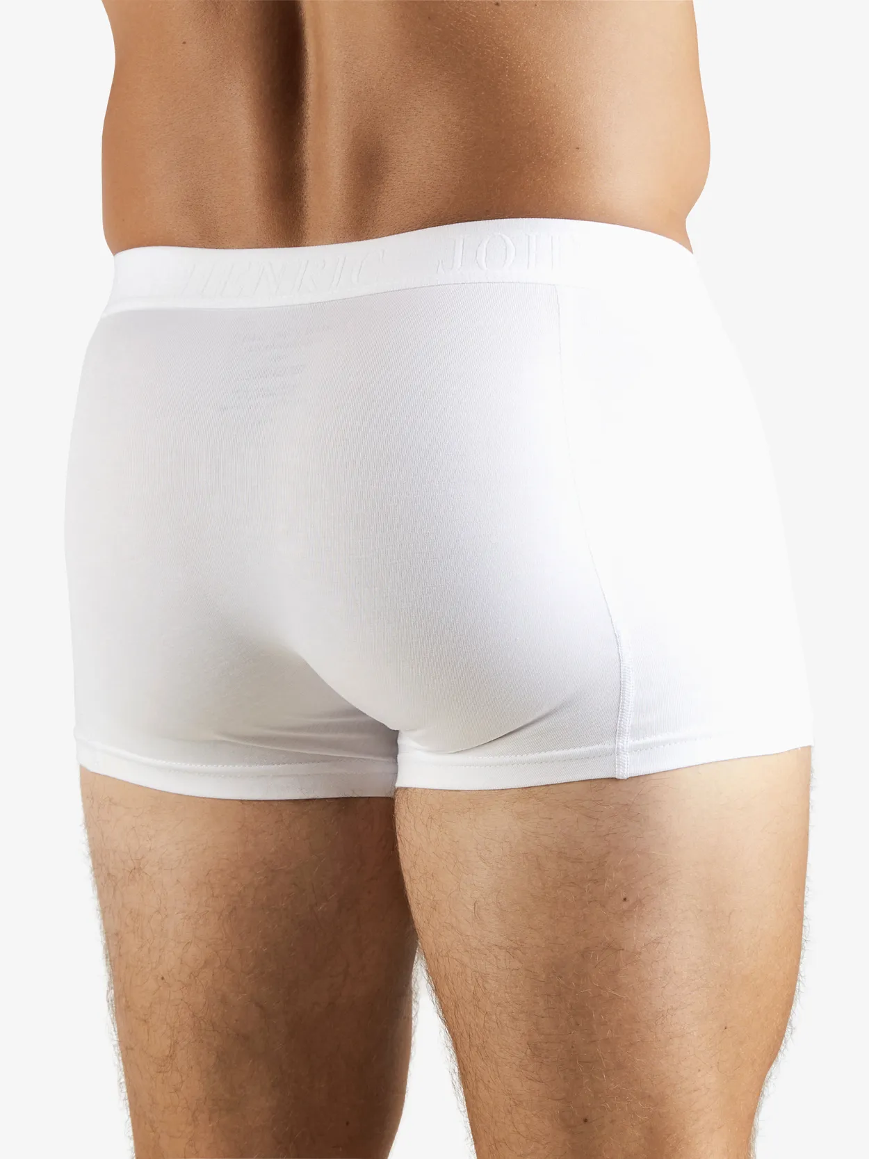 Mens Hanro white Sea Island Cotton Trunks