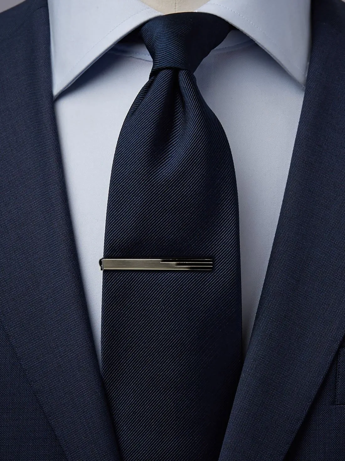 Grey Tie Clip Bruce