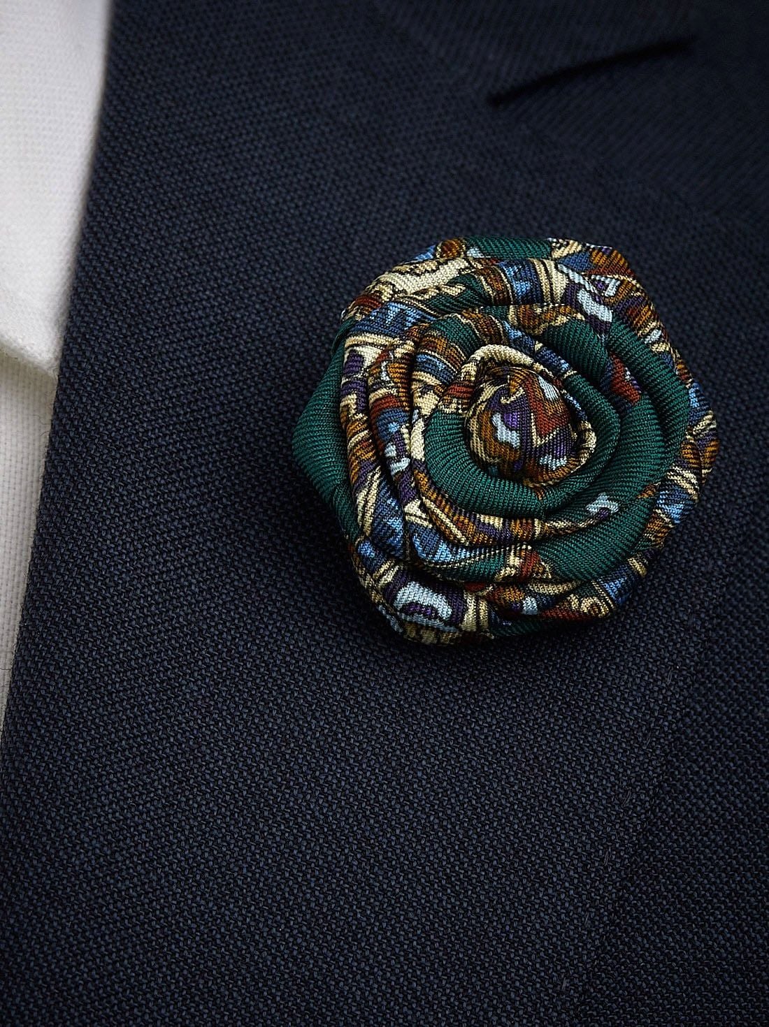 Broche Aigle Vintage Strass Animaux Oiseau Cristal Vert Larme