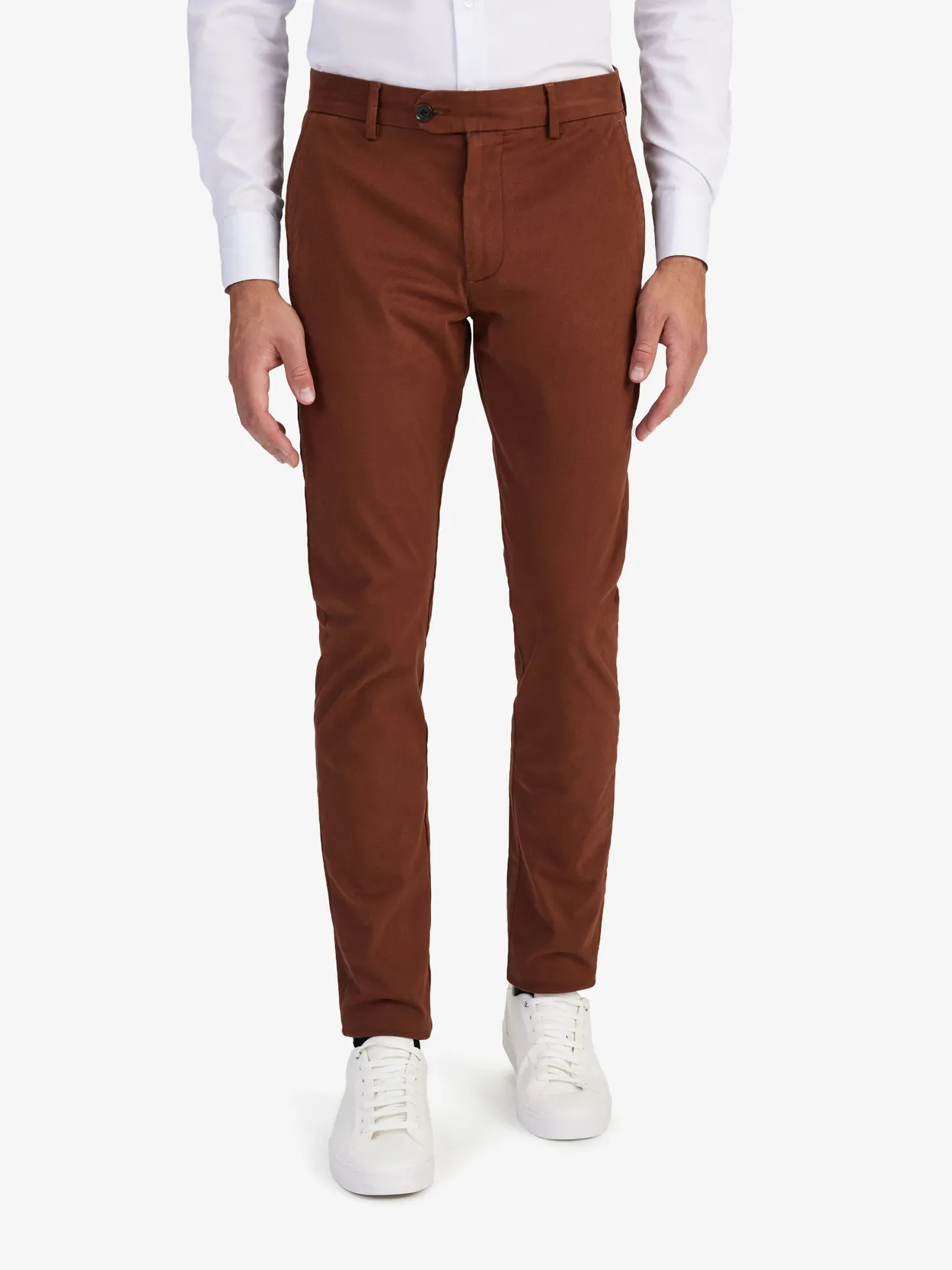 Brown Slim Fit Chinos