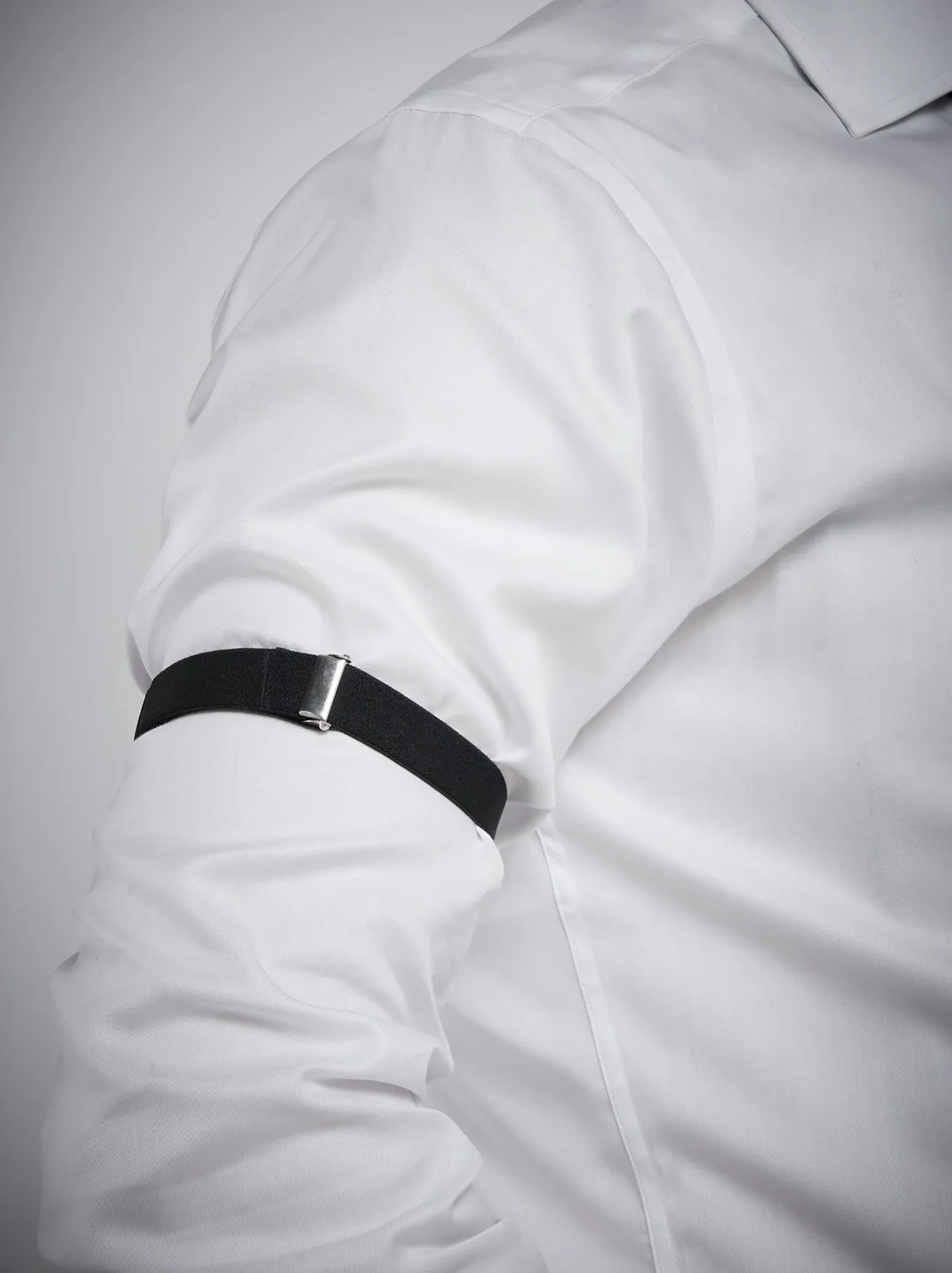 Black Sleeve Garters Textile