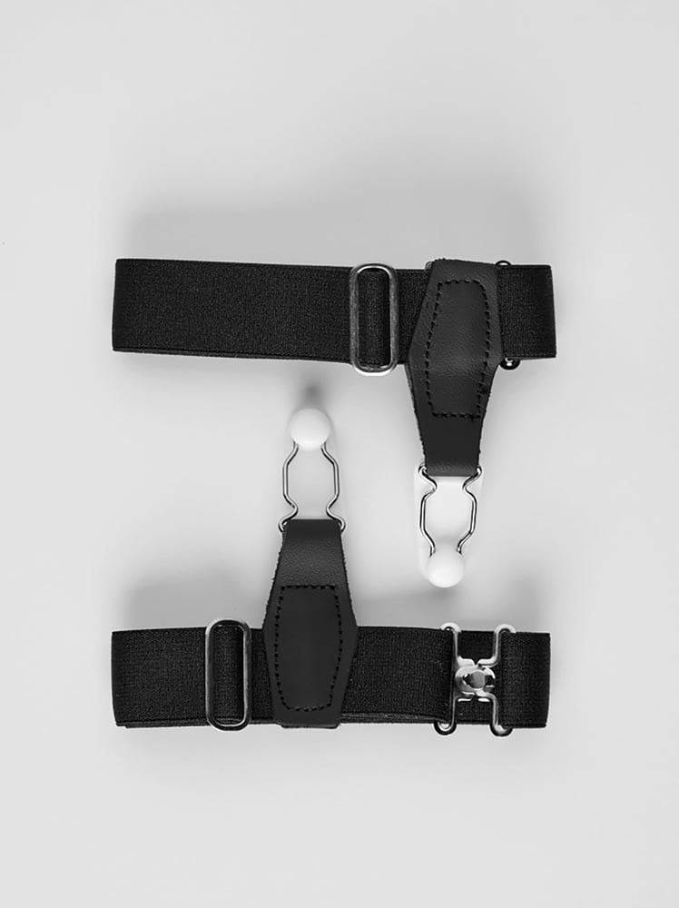 men's garter belt for compression stockings Wearing Compression Stockings with a Suspender Belt main image 0