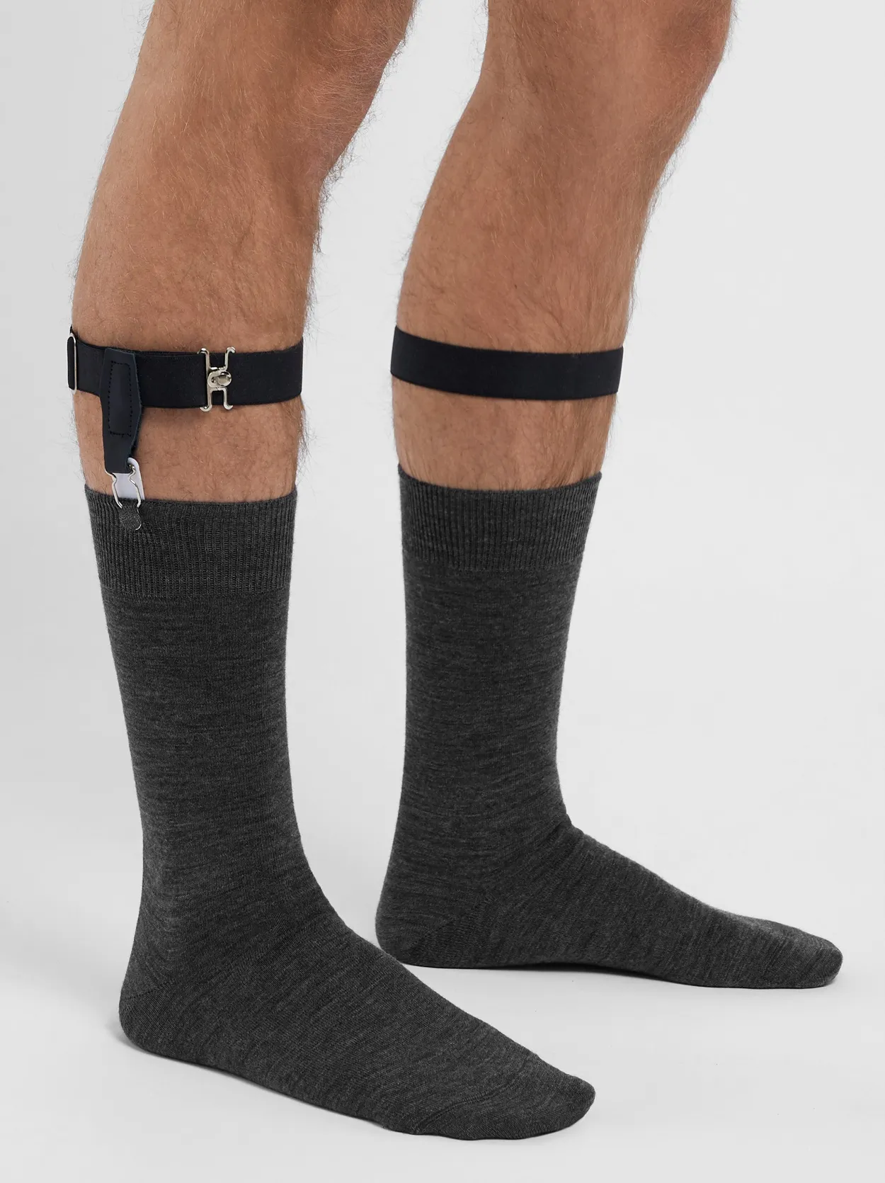 Black Sock Garters