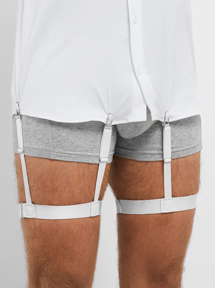 male garter belt for dress shirt Men's Garter Belt: The Hidden Secret to Perfectly Fitted Dress Shirts and  Confident Movement