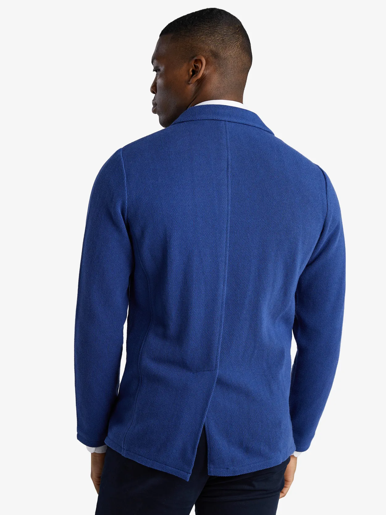 Blue Knitted Jacket