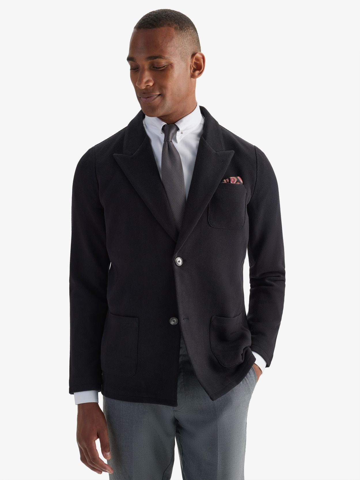 Black Knitted Jacket