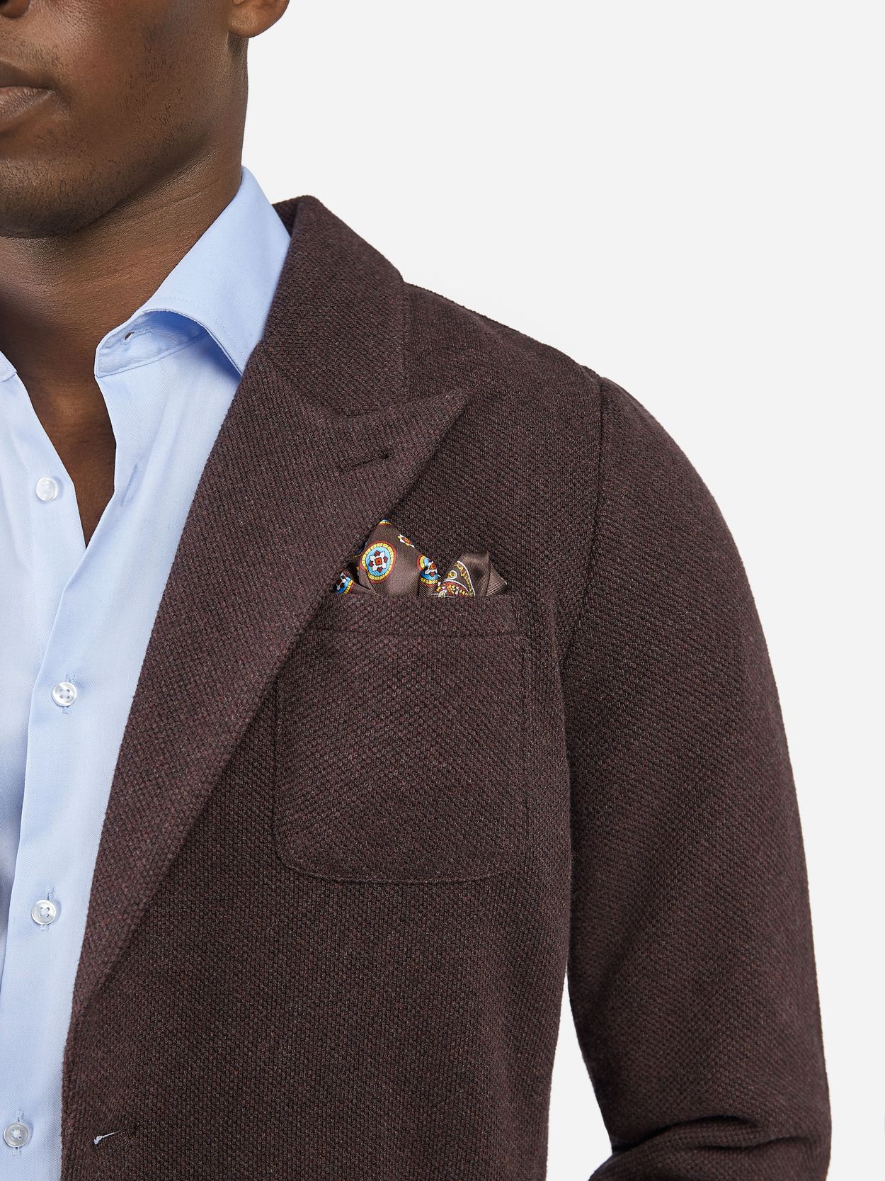 Dark Brown Knitted Jacket