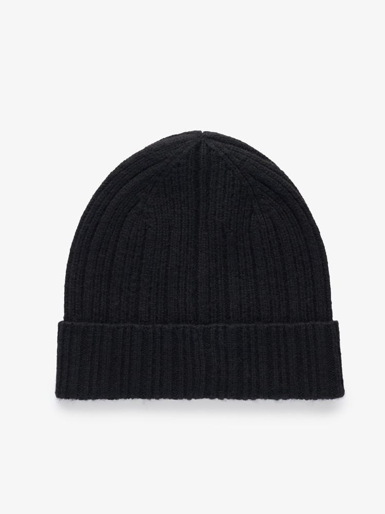 Black Cashmere Beanie