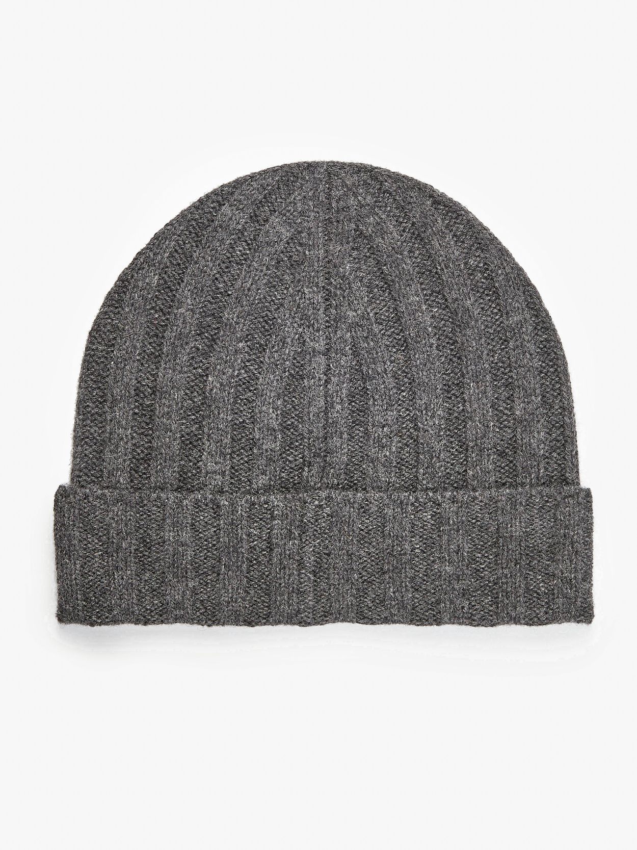 Grey Wool Beanie