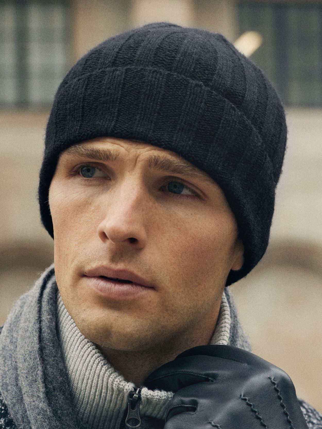 Black beanie hot sale hat mens