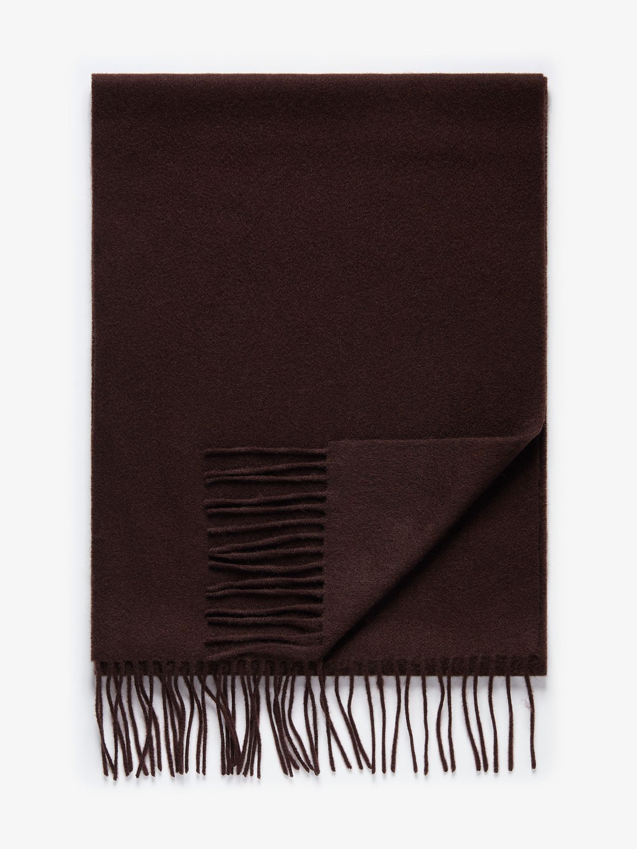 Mørkebrun Halstørklæde