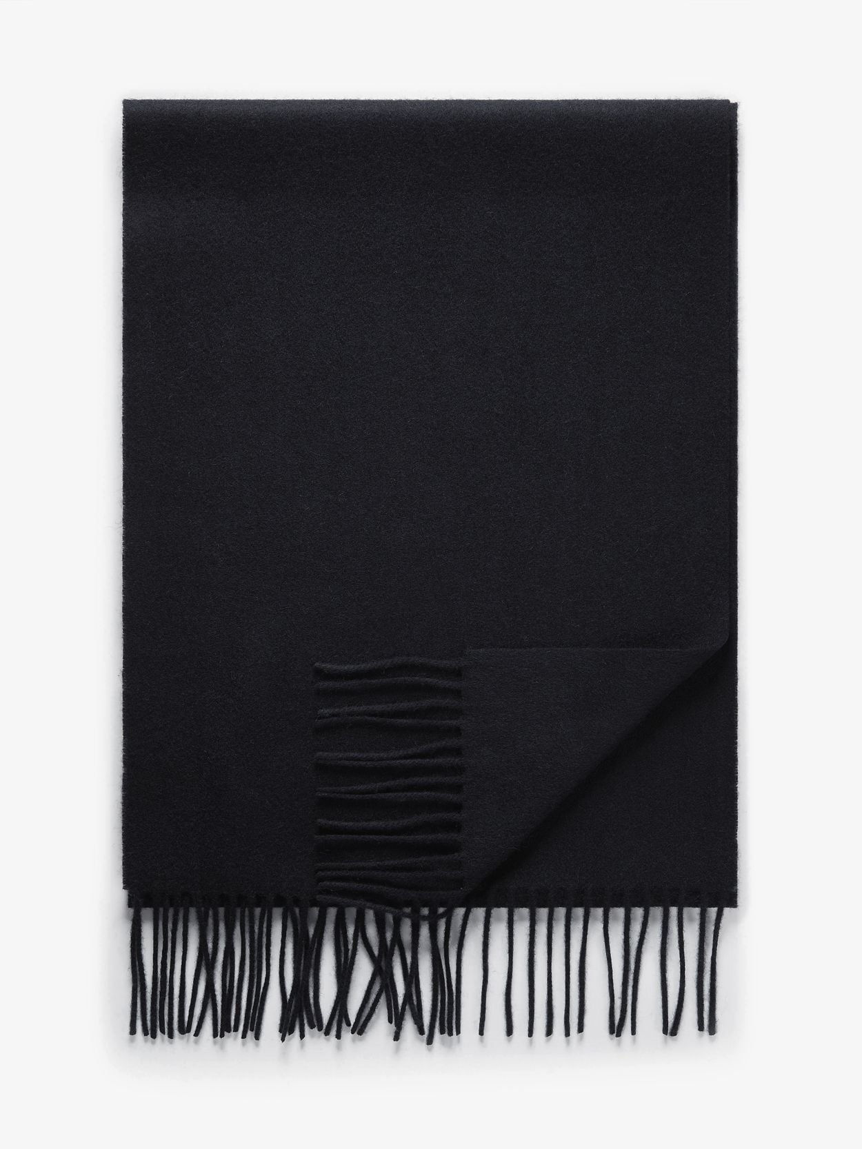 Black Winter Scarf - Wool - Buy online | John Henric