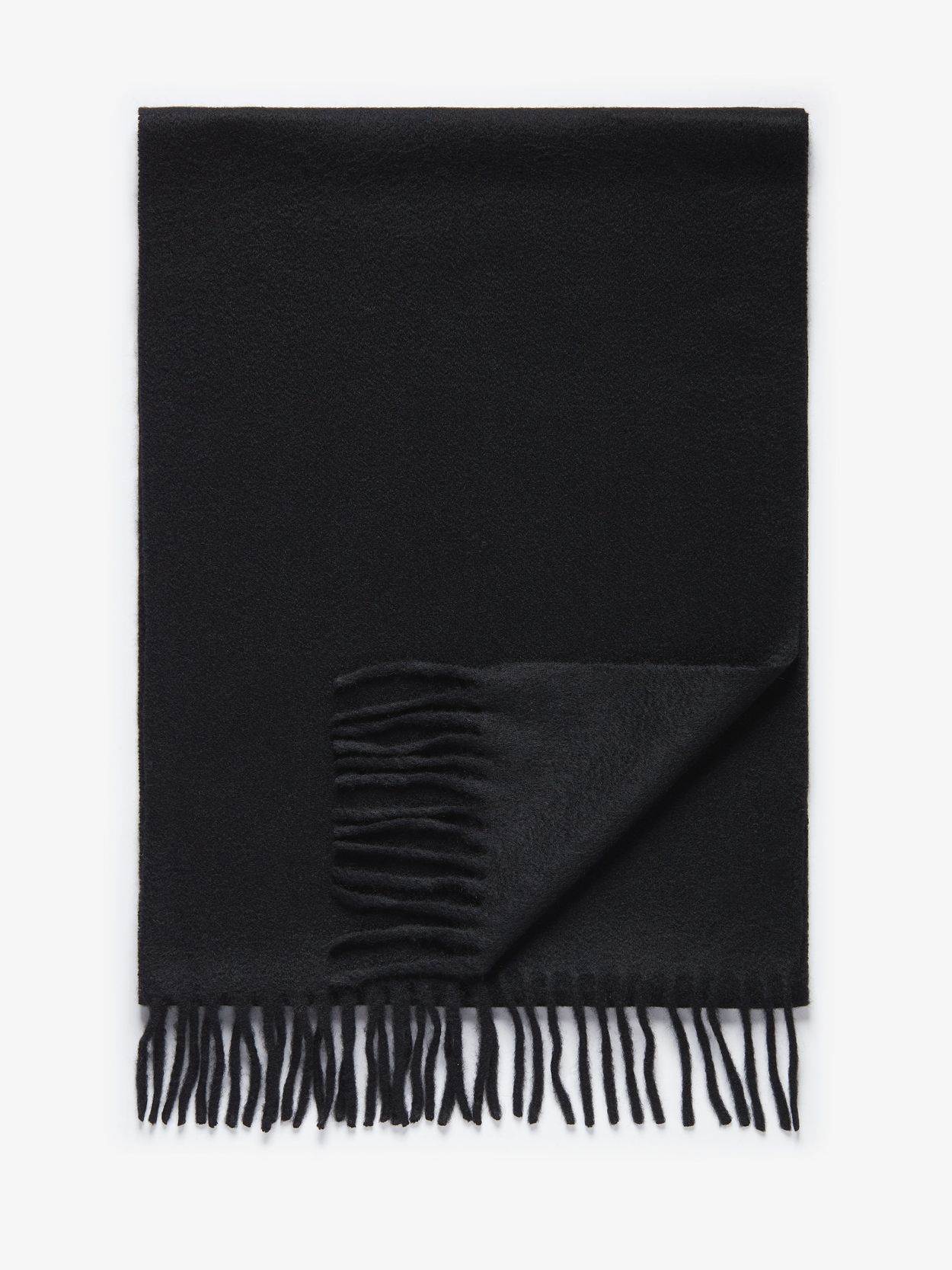 Black Cashmere Scarf - Cashmere - Buy online | John Henric