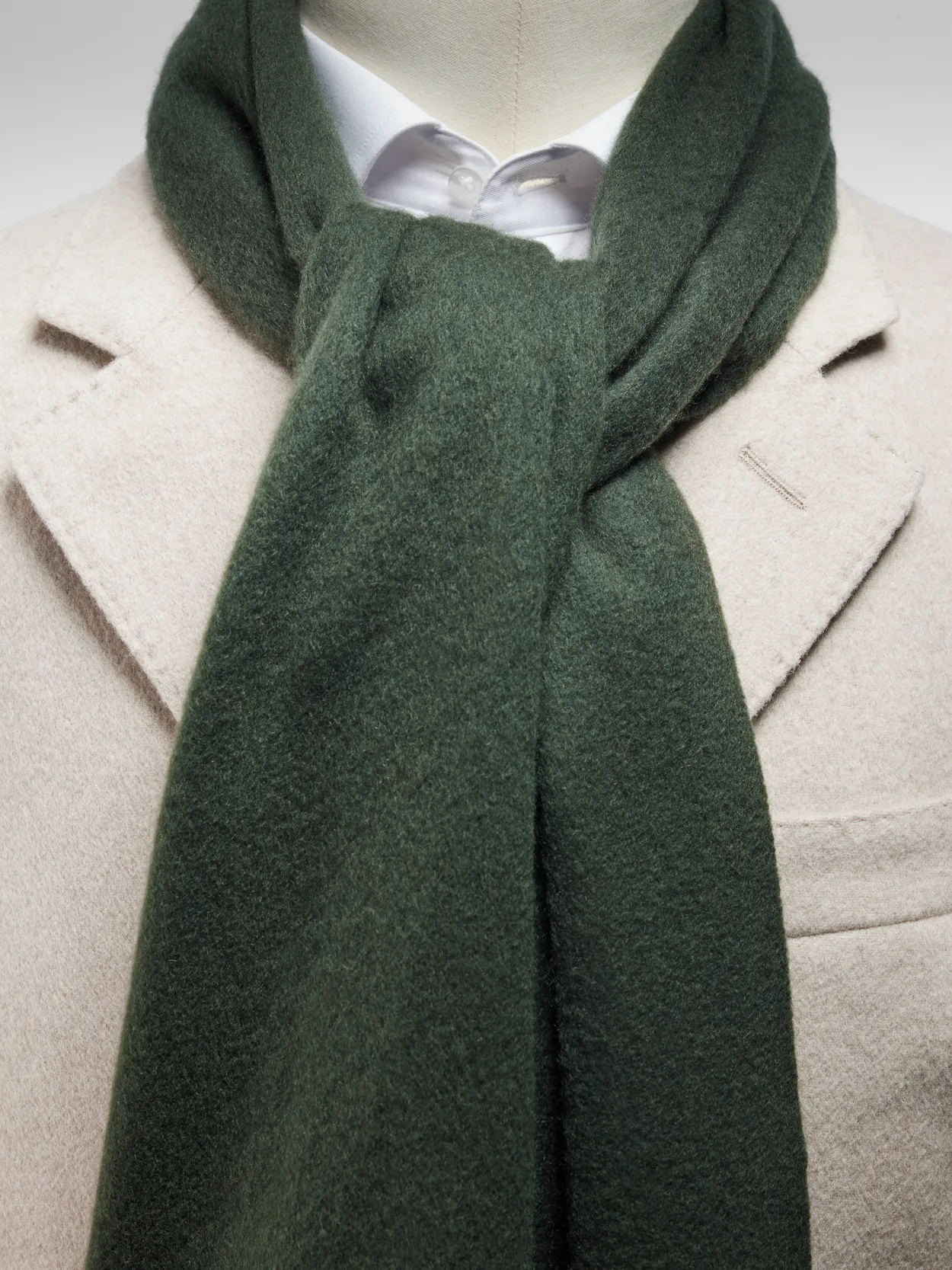 Green Cashmere Scarf