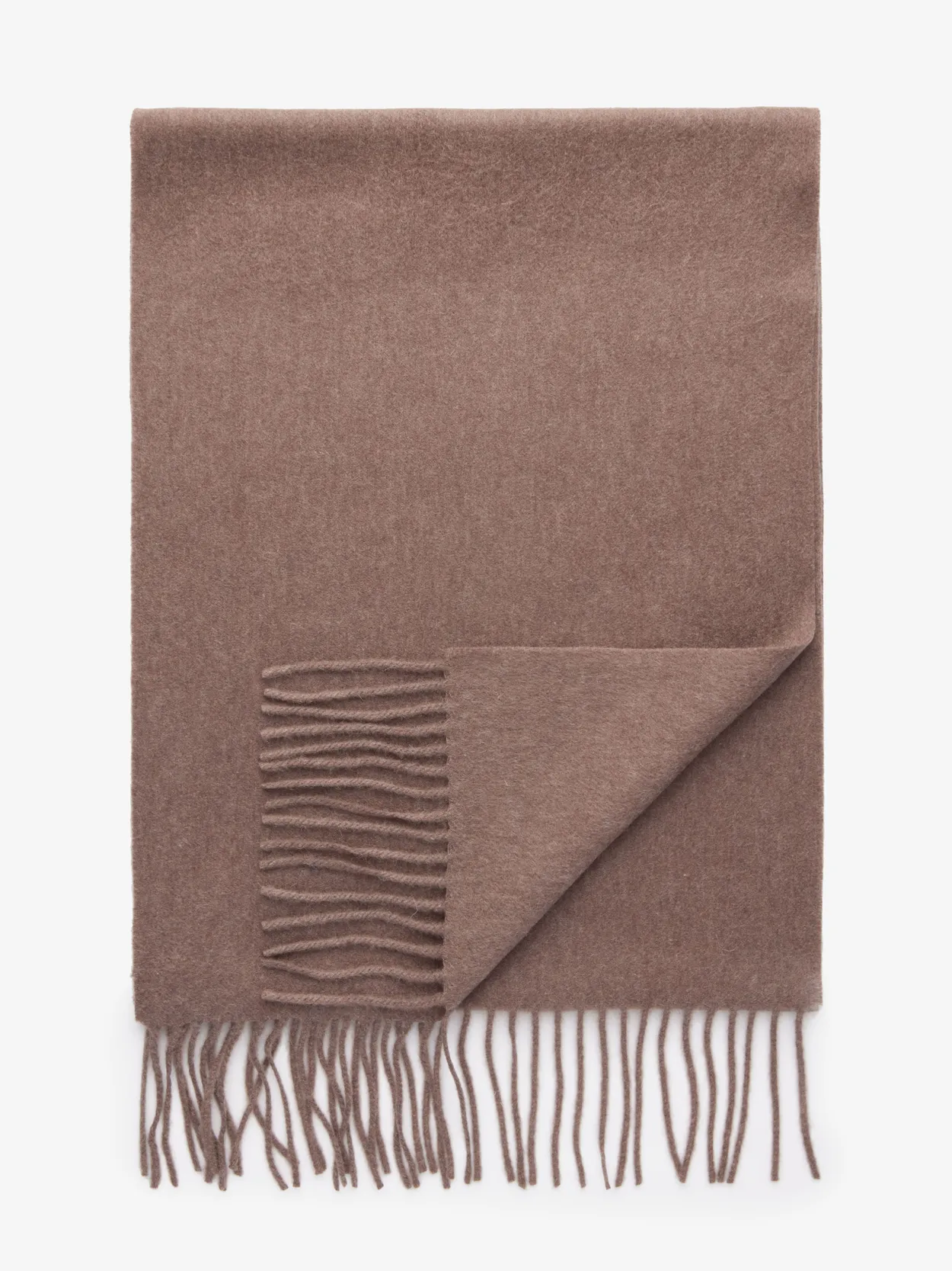 Mid Brown Cashmere Scarf