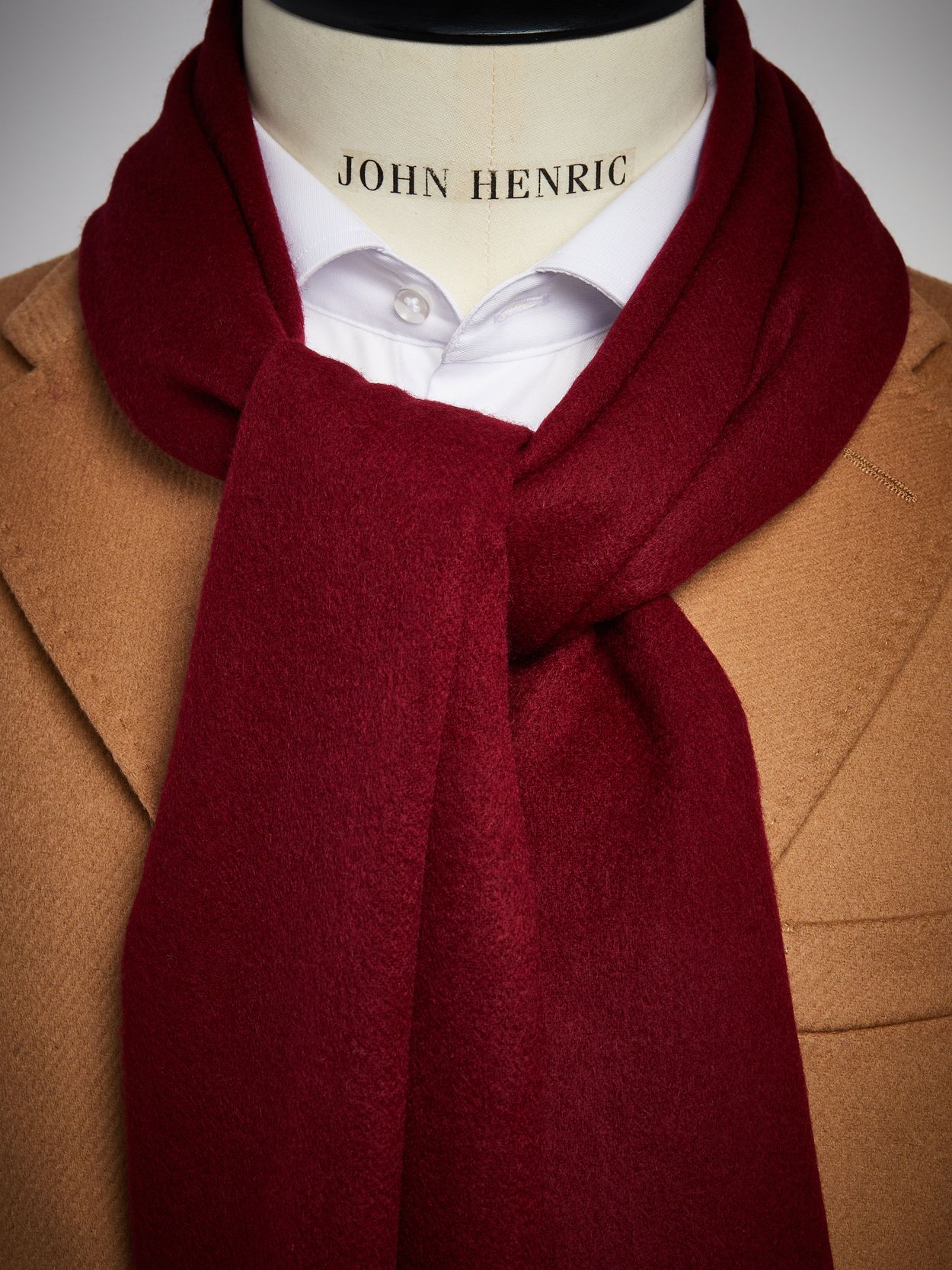 Burgundy Cashmere Scarf