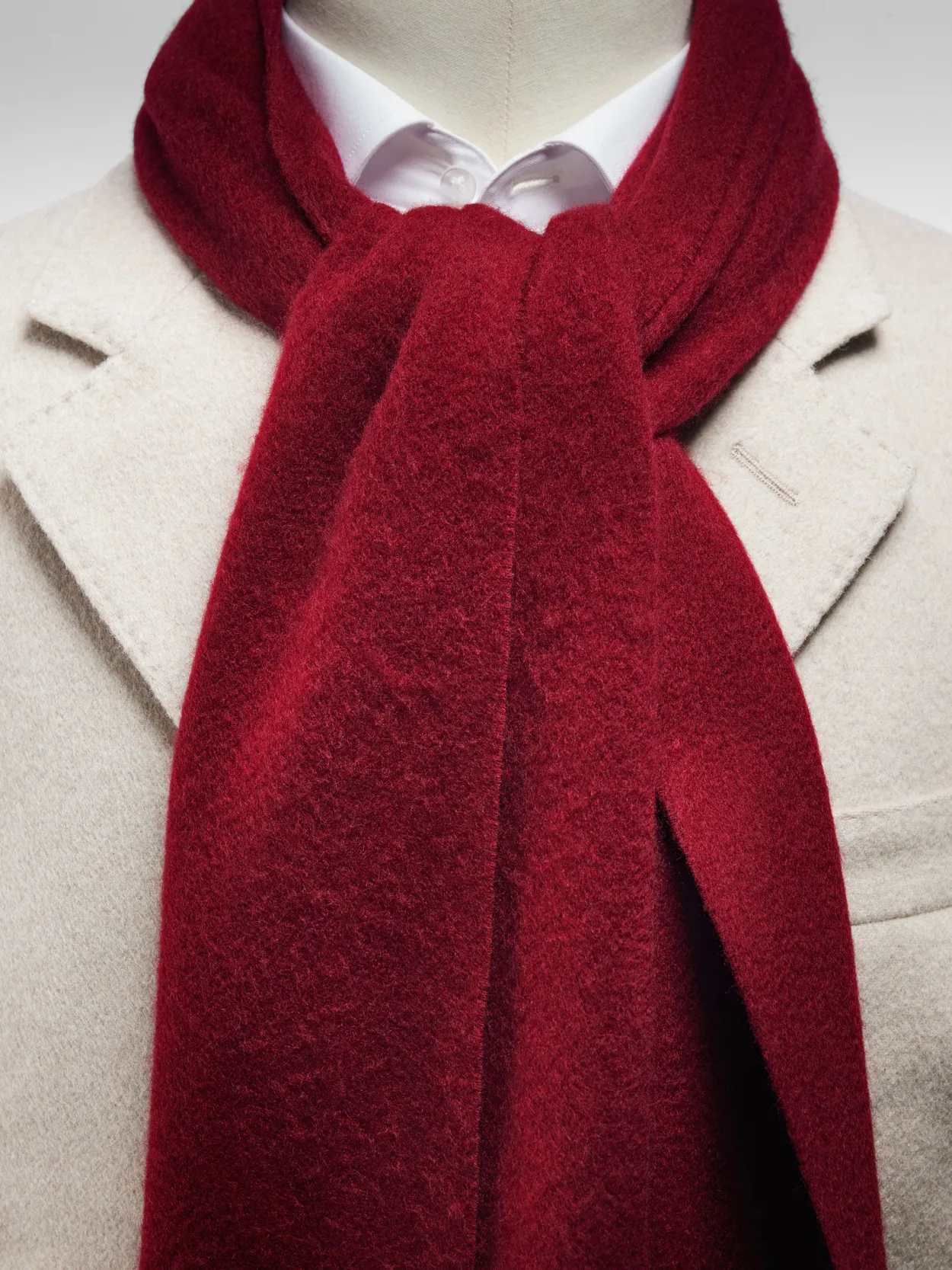 Burgundy Cashmere Scarf