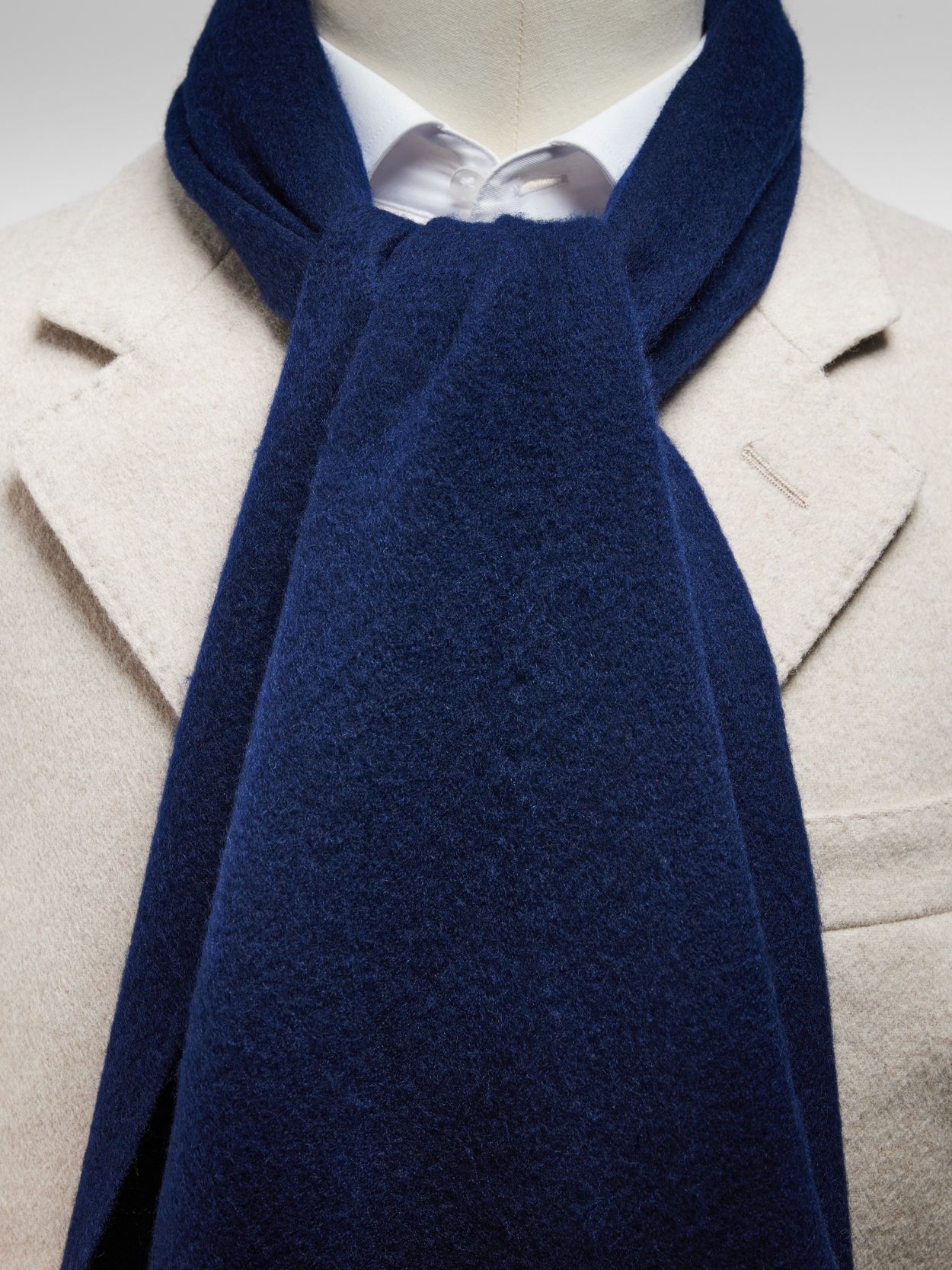 Blue Cashmere Scarf