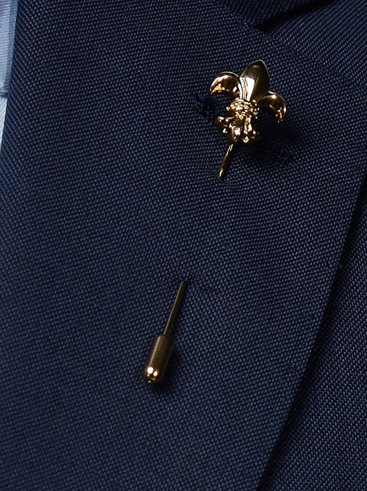 Gold Lapel Pin Lily