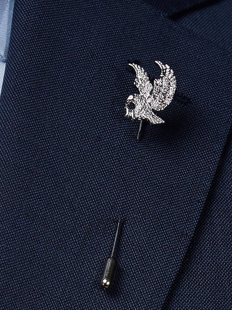 Silver Lapel Pin Örn