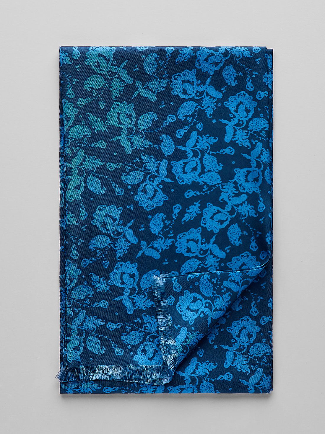 Blue Silk Scarf Motif