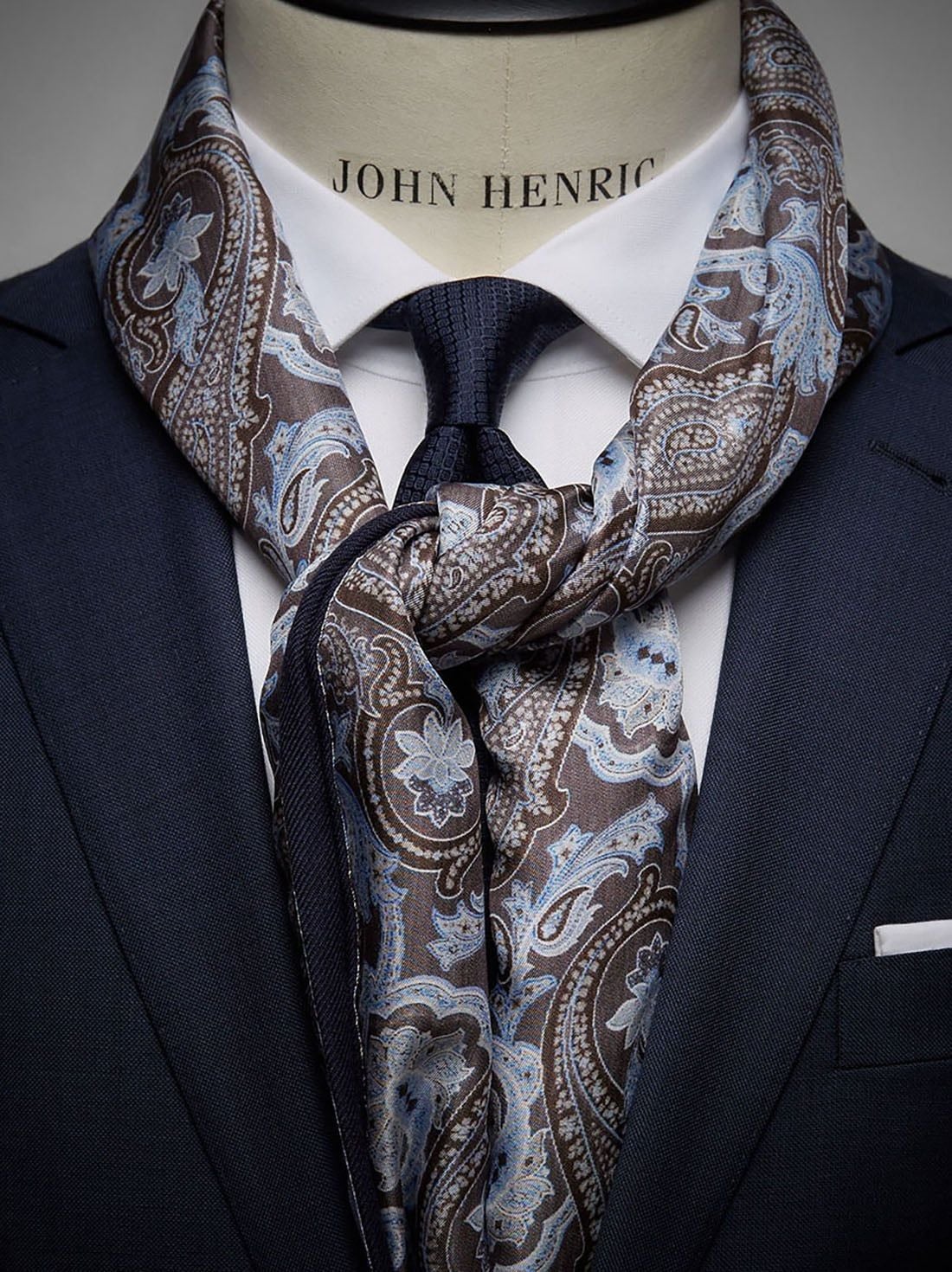 Elevate Style with Silk Scarves for Men
